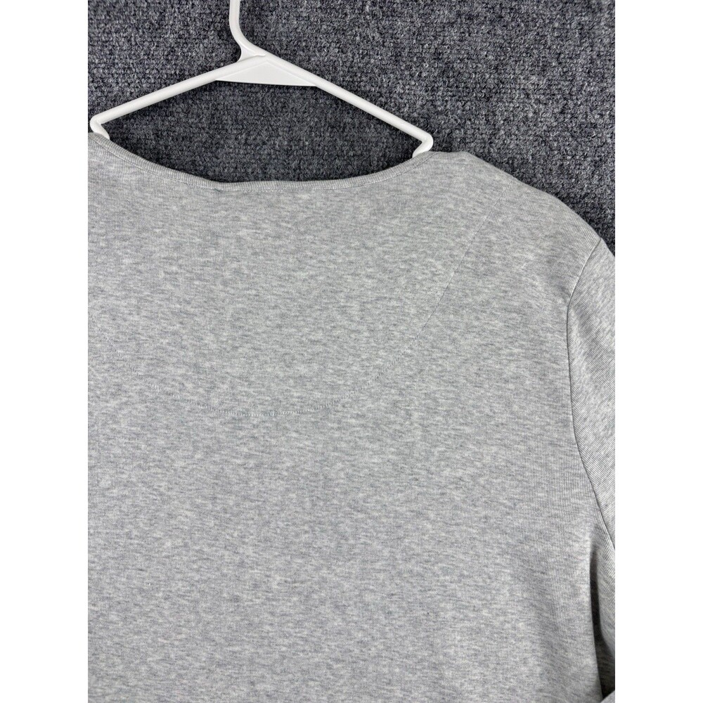 Karen Scott Top Womens XL Gray Purple Black Floral 3/4 Sleeve NWT - Picture 6 of 9